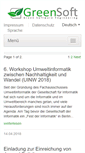 Mobile Screenshot of green-software-engineering.de